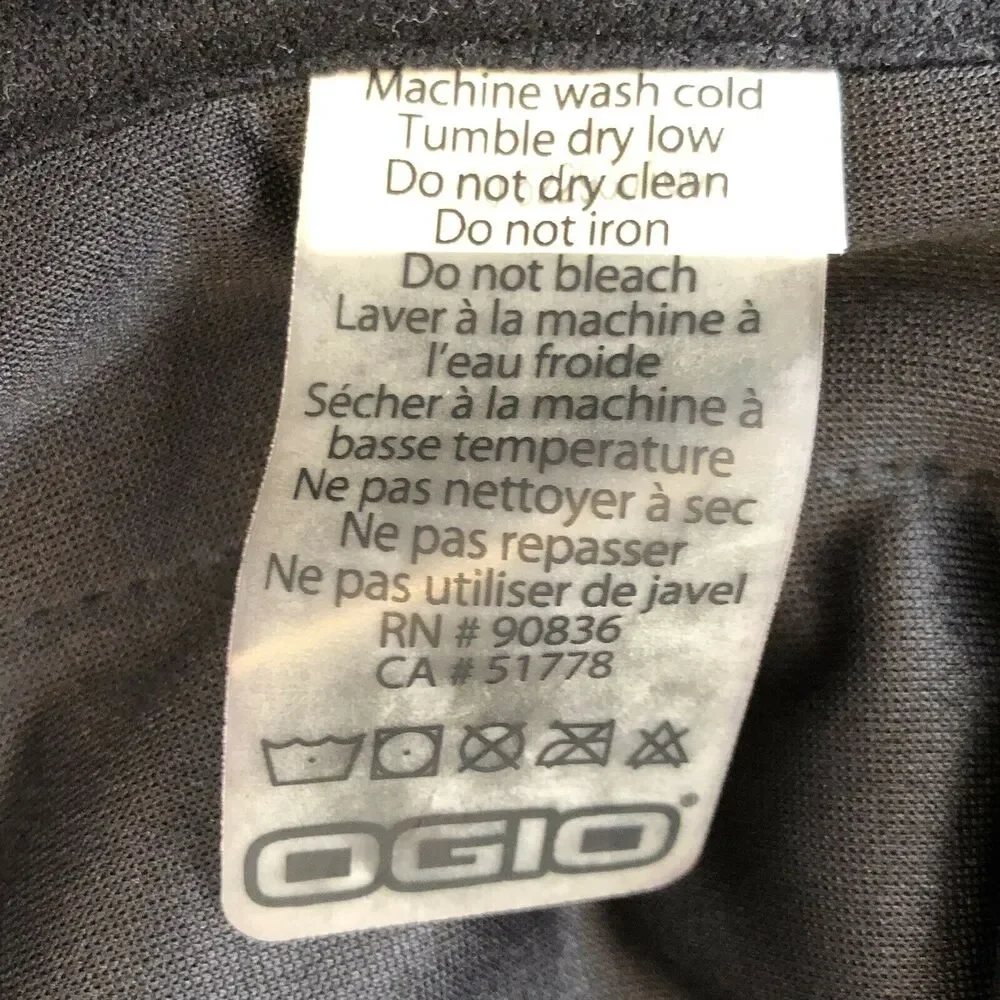 OGIO Jacket Small Full Zip Pockets Stand Up Collar Black Pockets - Picture 12 of 12